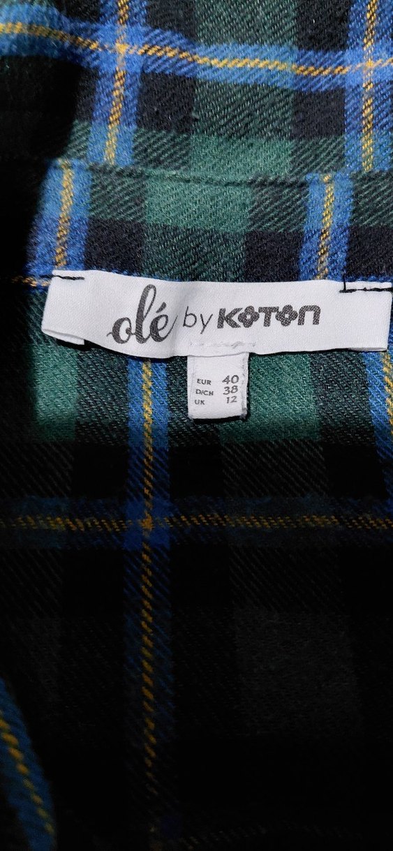 Düğmeli Çok Renkli Kadın Gömlek - Görsel 3