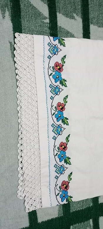 Dantel kanaviçe örtü - Görsel 2