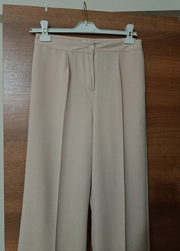 Diğer Cepli bol paça pantolon