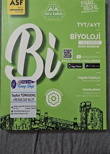 TYT/AYT Biyoloji Soru Bankası Çek-Kopart