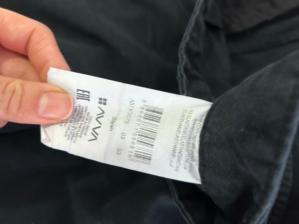 Siyah Regular Fit Erkek Denim Pantolon - Görsel 5