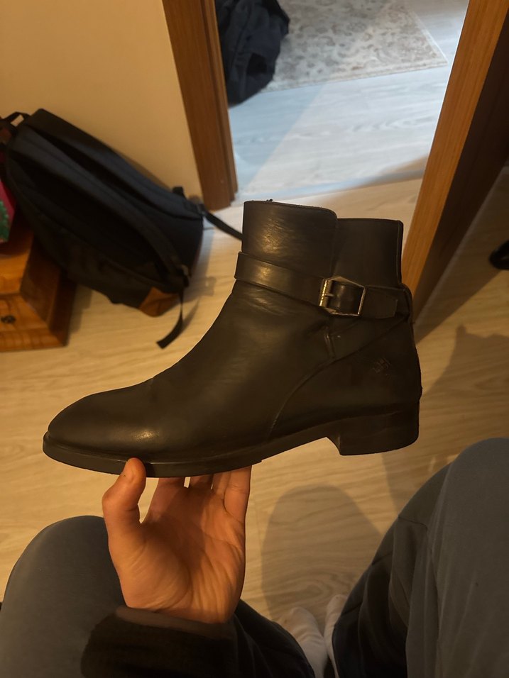 Kemerli Koyu Kahverengi Erkek Bot - Görsel 2