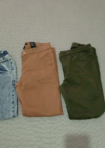 11-12 Yaş Beden Günlük Kullanım için Rahat Kesim Kot Pantolon