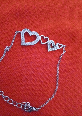 Accessorize Kalpli bileklik Gümüş rengi künye