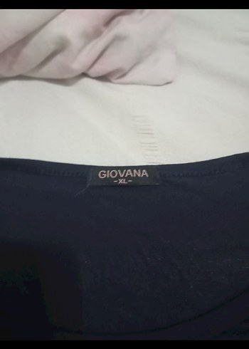 xl Beden Lacivert Beyaz Paris Taşlı Tişört Gömlek Tunik