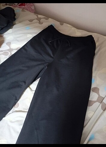 LC Waikiki Kalın Pamuklu Polyester Siyah Eşofman
