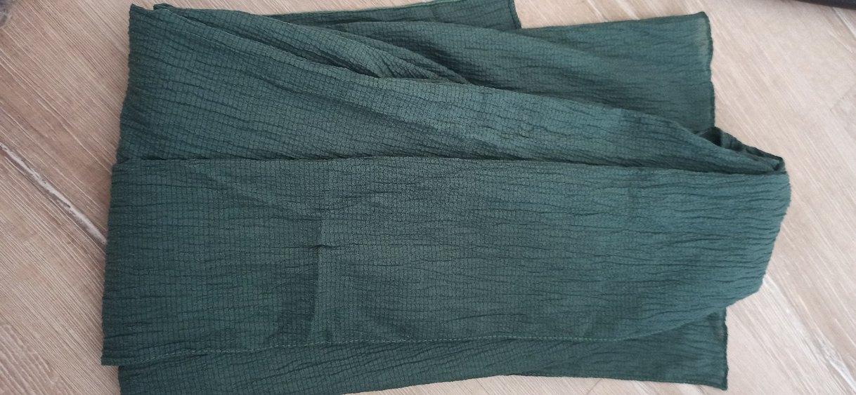 Bohem Tarzı Koyu Turkuaz Şal - Görsel 2