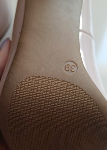 Bej Rugan Stiletto Topuklu Kadın Ayakkabı - Görsel 4