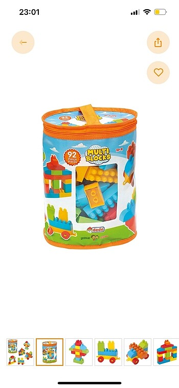 Dede toys multi blok / lego 2 adet
