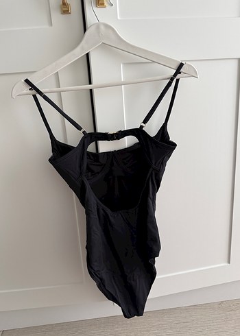 Tokalı Siyah Gotik Kadın Mayo - Görsel 2