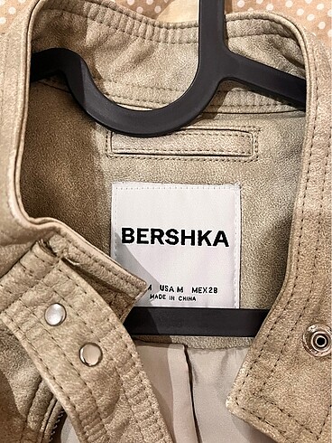 m Beden Bershka biker ceket