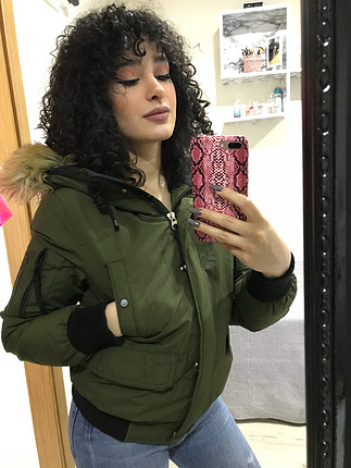 Bershka Kadın Mont-XS