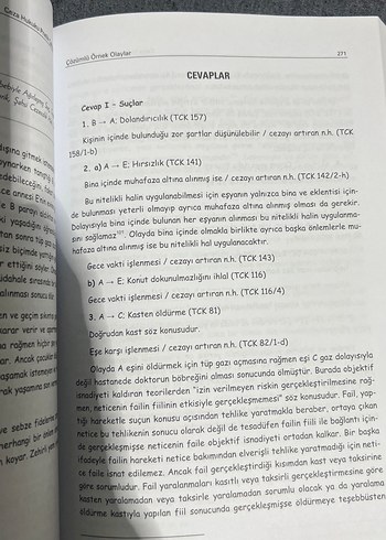  Ceza Hukuku Genel Hükümler Pratik Çalışmaları Kitabı