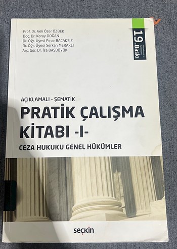 Ceza Hukuku Genel Hükümler Pratik Çalışma Kitabı