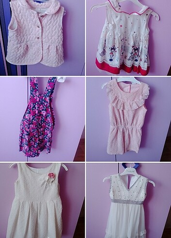 2 yaş ve 5 yaş elbiseler 