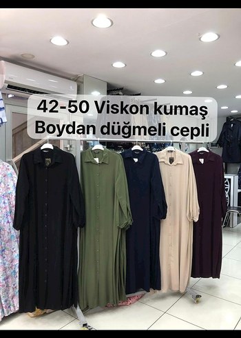 Diger Kadın Uzun Düğmeli Elbise