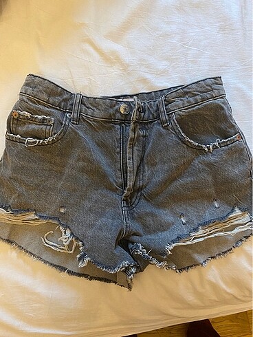 Zara gri şort 40 beden