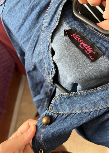xl Beden Kadın Lacivert Uzun Denim Elbise