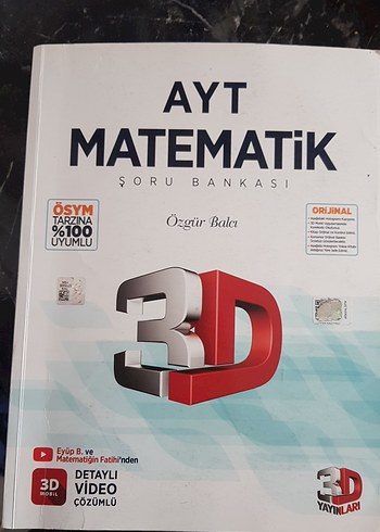 Ayt matematik 3d