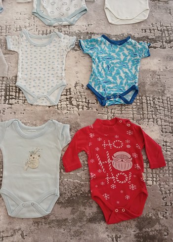 Gri Pamuklu Bebek Çıtçıtlı Kısa Kollu Body