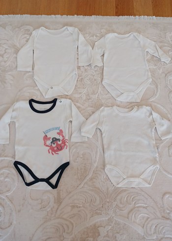 Renkli Baskılı Sarı Bebek Çıtçıtlı Body - Görsel 13