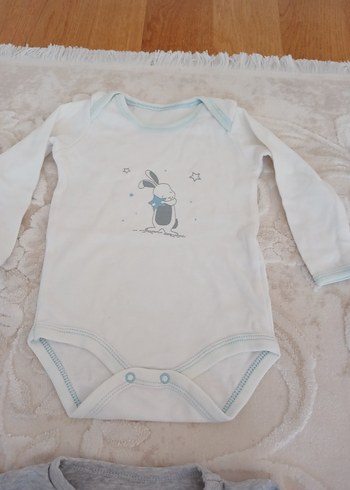 Renkli Baskılı Sarı Bebek Çıtçıtlı Body - Görsel 7