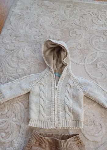 H&M Kız Bebek Bej Triko Takım