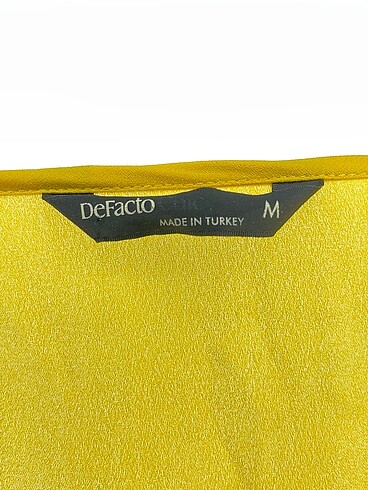 m Beden sarı Renk Defacto Bluz %70 İndirimli.