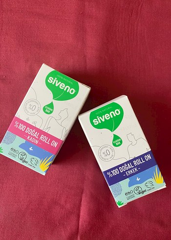Siveno %100 Doğal Kadın ve Erkek Roll-On