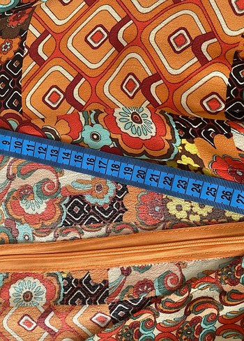 Uzun Kollu  Bohem Desenli Elbise - Görsel 5