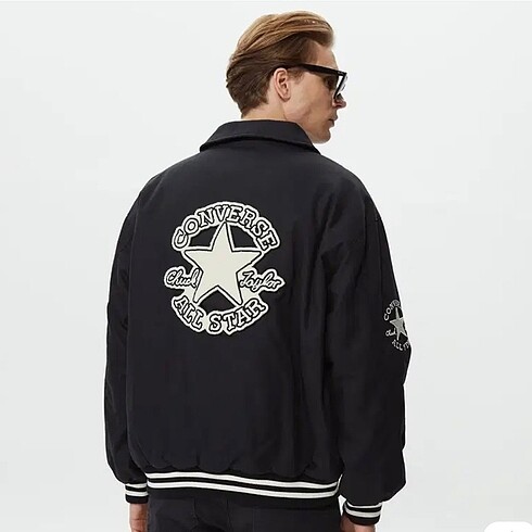 CONVERSE ERKEK BOMBER CEKET (KIZLARDA KULLANABİLİR BENDE KIZIM)
