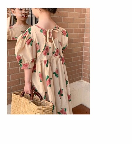 Standart Beden Beden Kız ve Erkek Çocuk Yazlık Tatil Kombini (3-9 yaş)Elbise ve gömle
