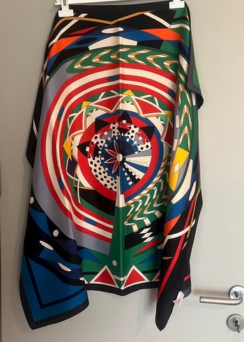 Kadın Çok Renkli Bohem Tarzı Şal - Görsel 2