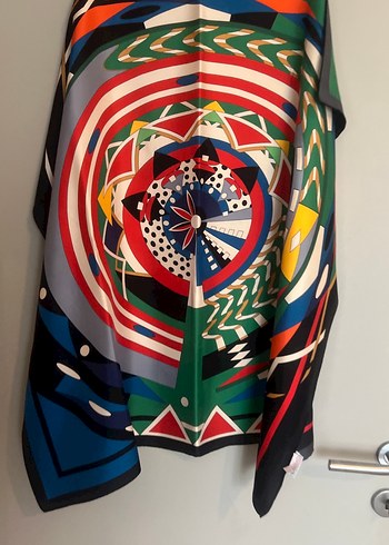 Kadın Çok Renkli Bohem Tarzı Şal - Görsel 3