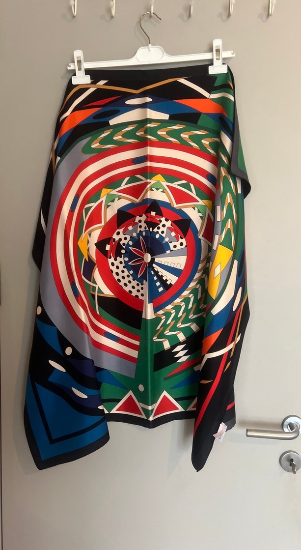 Kadın Çok Renkli Bohem Tarzı Şal - Görsel 2