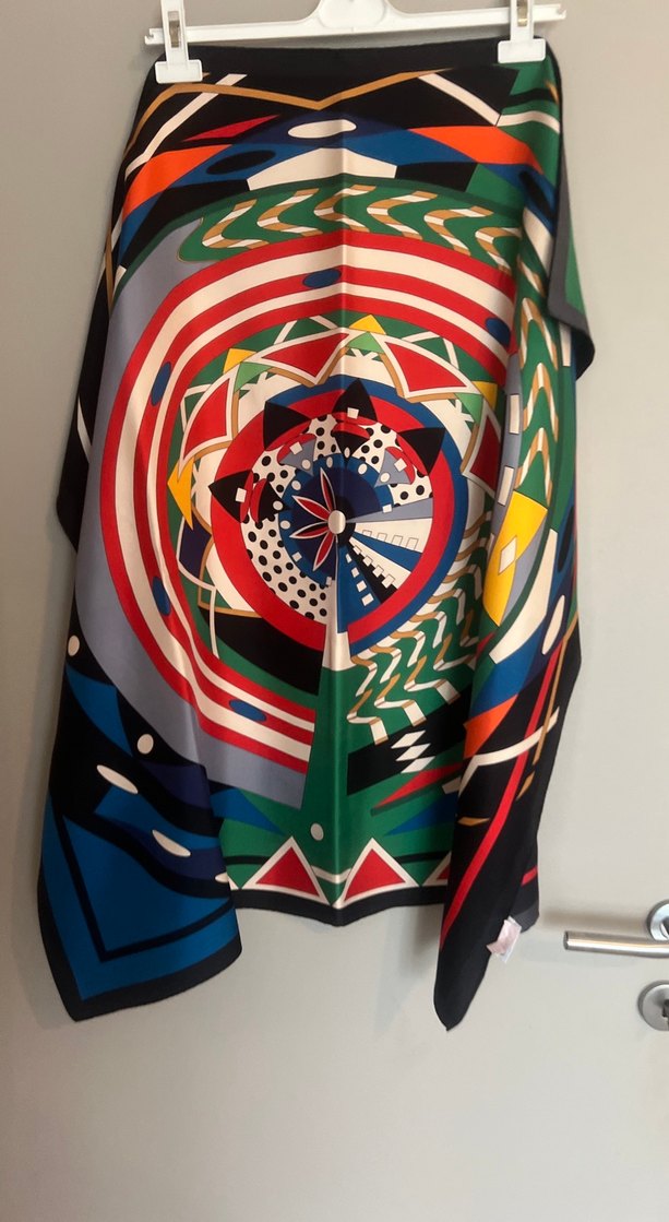 Kadın Çok Renkli Bohem Tarzı Şal - Görsel 3