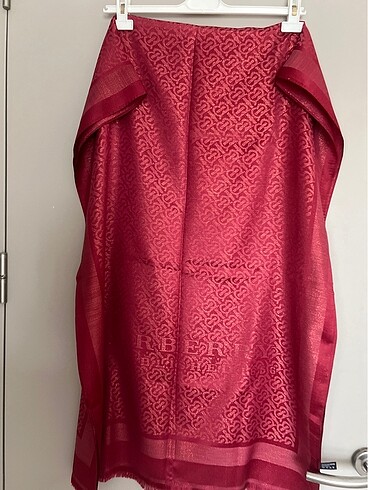 Şal bordo - Görsel 9