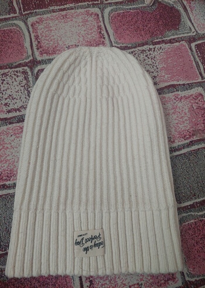 Lc WAKİKİ beyaz bere - Görsel 3