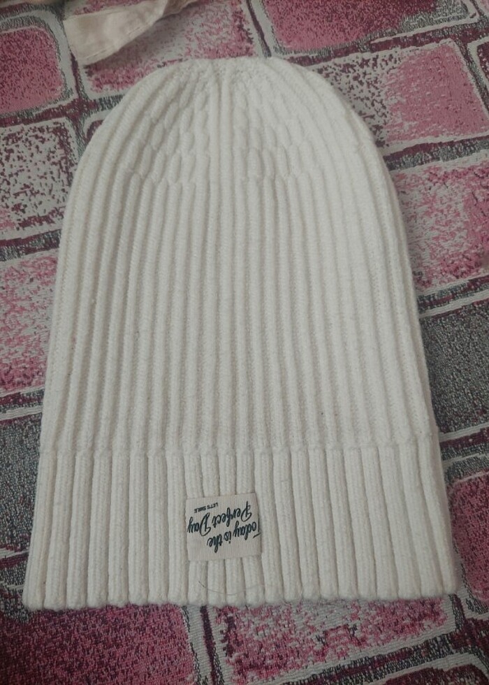 Lc WAKİKİ beyaz bere - Görsel 4