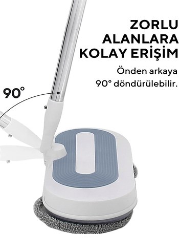 Kumtel Şarjlı Kablosuz Mop - Görsel 5