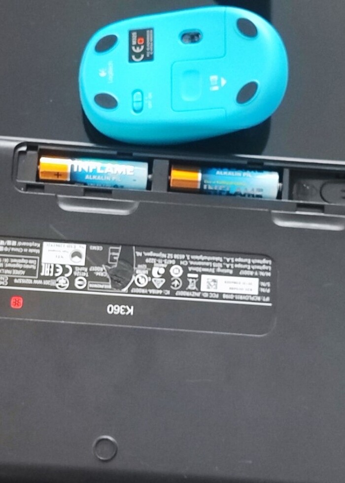 Logitech unifying özellikli kablosuz klavye ve mouse  - Görsel 2