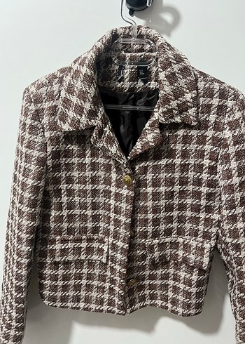 Zara Sikligin Ve Rahatligin Bulustugu Houndstooth Ceket