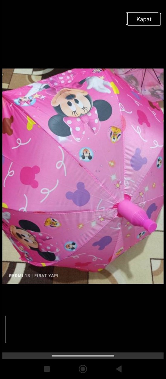 Çocuk şemsiyesi Bardaklı - Görsel 3