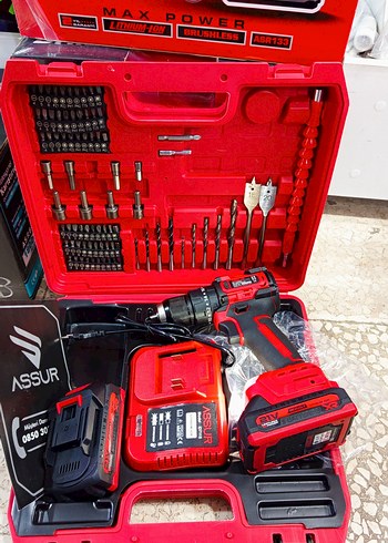 Şarzlı Matkap Profesyonel Darbeli Kömürsüz - Görsel 2