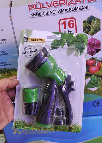 Sulama tabancası 8 fonksiyonlu 3 Lü set Meşem