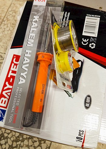 kalem Havya  seti lehim makines 60 wolt + Lehim teli pastalı set - Görsel 2