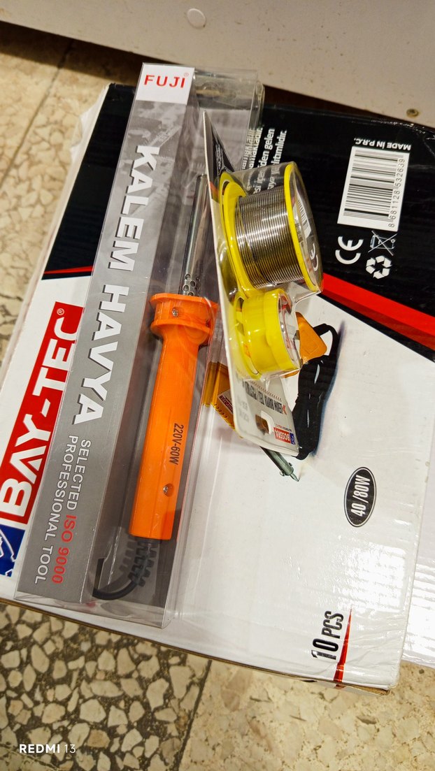 kalem Havya  seti lehim makines 60 wolt + Lehim teli pastalı set - Görsel 2