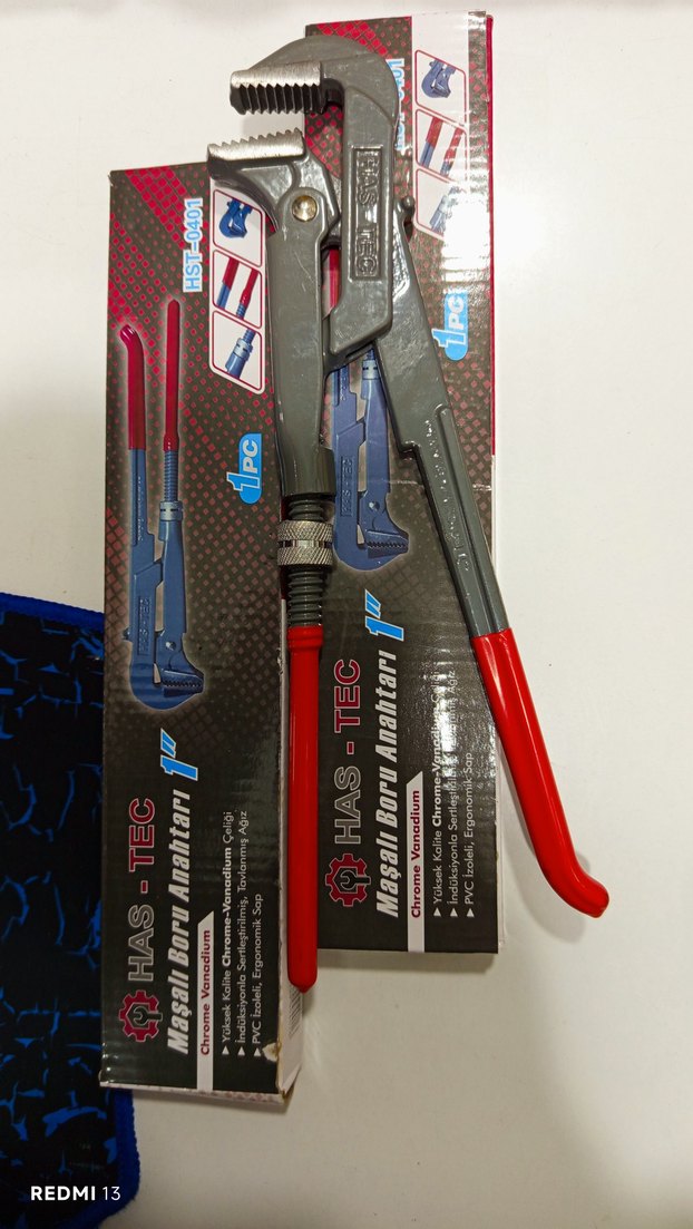 Boru anahtarı Pense tornavida seti Takım 5 Parça - Görsel 3