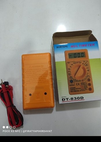 Bortepe DT-830D Dijital Multimetre Ölçüm Cihazı - Görsel 2