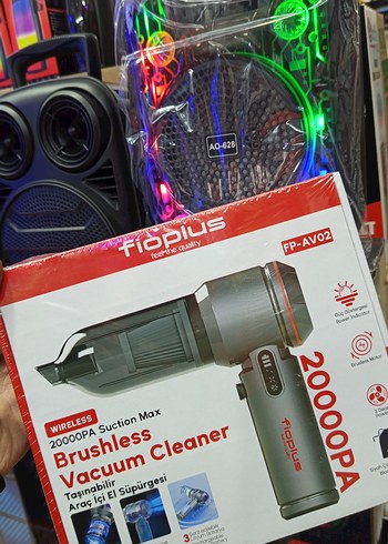 Araç süpürgesi 20 Bin paskal 3 kademe üfleme+ Çekme + 9 Başlık - Görsel 2